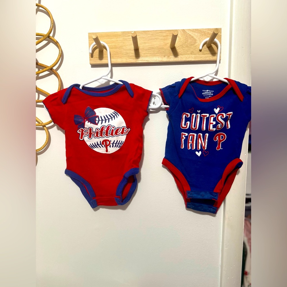 Phillies Baby Onsies